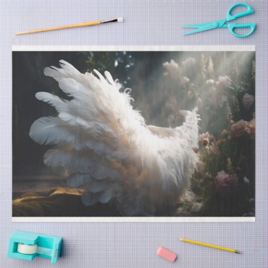 Papier Mousseline Une série Angel blanc 8 (Artisanat)