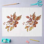 Papier Mousseline Une série animale d'automne et florale 45 (Artisanat)