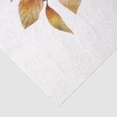 Papier Mousseline Une série animale d'automne et florale 45 (Détail)