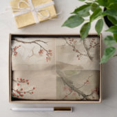 Papier Mousseline Une série cardinale rouge Design 2 (Cadeau)