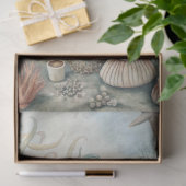 Papier Mousseline Une série côtière Design 61 (Cadeau)