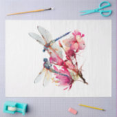 Papier Mousseline Une série d'aquarelles de dragonfly Design 1 (Artisanat)