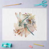 Papier Mousseline Une série d'aquarelles Dragonfly Design 2 (Artisanat)