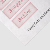 Papier Mousseline Une série de bébés filles Design 7 (Détail)