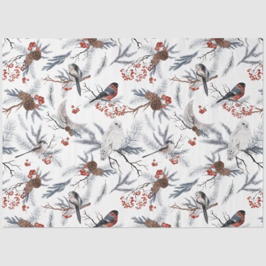 Papier Mousseline Une série de bois d'hiver 11 (Recto)