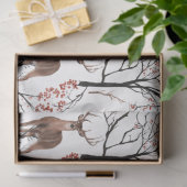 Papier Mousseline Une série de bois d'hiver 13 (Cadeau)