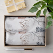 Papier Mousseline Une série de bois d'hiver 14 (Cadeau)