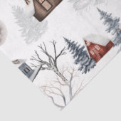 Papier Mousseline Une série de bois d'hiver 14 (Détail)