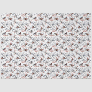 Papier Mousseline Une série de bois d'hiver Design 6