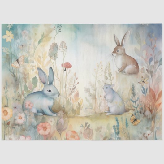 Papier Mousseline Une Série de bois Whimsical Design 2 (Recto)