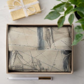 Papier Mousseline Une série de cartes marines 1 (Cadeau)