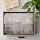 Papier Mousseline Une série de cartes marines 2 (Cadeau)