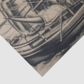 Papier Mousseline Une série de cartes marines 2 (Détail)