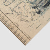 Papier Mousseline Une série de cartes marines 8 (Détail)