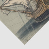 Papier Mousseline Une série de cartes marines 9 (Détail)