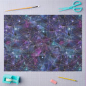 Papier Mousseline Une série de cristaux de minuit 14 (Artisanat)