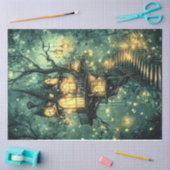 Papier Mousseline Une série de fées Emerald Forest Design #8 (Artisanat)