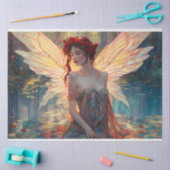 Papier Mousseline Une série de fées mystiques Design 9 (Artisanat)