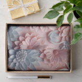Papier Mousseline Une série de fleurs 3D Design 1 (Cadeau)