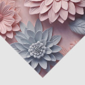 Papier Mousseline Une série de fleurs 3D Design 1 (Détail)