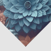Papier Mousseline Une série de fleurs 3D Design 2 (Détail)