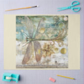Papier Mousseline Une série de libellules artistiques Conception #15 (Artisanat)