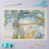 Papier Mousseline Une série de libellules artistiques Conception #16 (Artisanat)