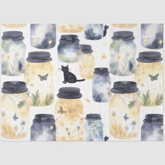 Papier Mousseline Une série de lucioles rustiques 1 (Recto)