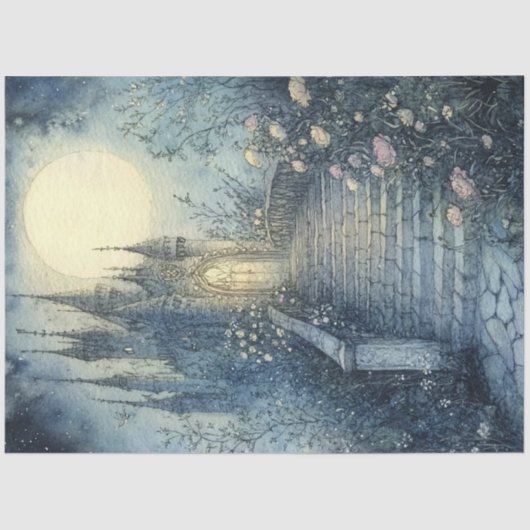 Papier Mousseline Une série de lune de fée Conception #10 (Recto)