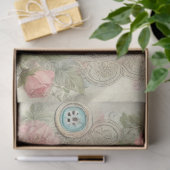 Papier Mousseline Une série de machines à coudre florales Conception (Cadeau)