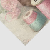 Papier Mousseline Une série de machines à coudre florales Conception (Détail)