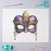 Papier Mousseline Une série de masques Mardi Gras Design 25 (Artisanat)