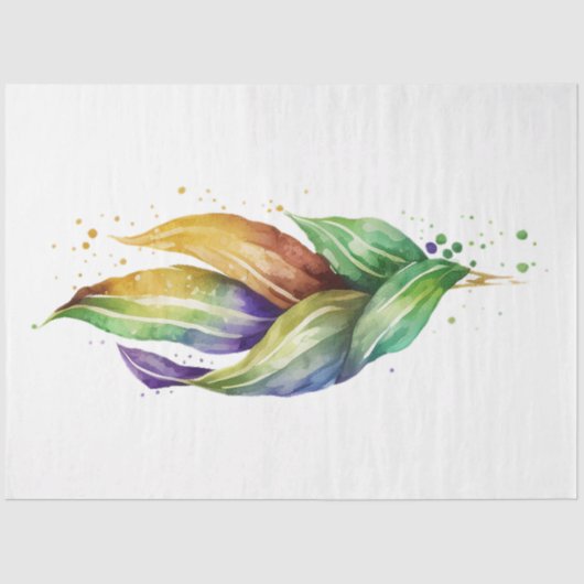 Papier Mousseline Une série de masques Mardi Gras Design 26 (Recto)