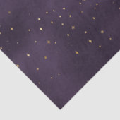 Papier Mousseline Une série de nuit violette étoilée 6 (Détail)