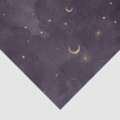 Papier Mousseline Une série de nuit violette étoilée 9 (Détail)