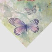 Papier Mousseline Une série de papillons Whimsical 7 (Détail)