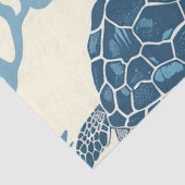 Papier Mousseline Une série de tortues marines Design 5 (Détail)