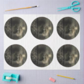 Papier Mousseline Une série d'Halloween gothique ronde 10 (Artisanat)