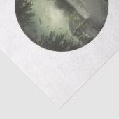 Papier Mousseline Une série d'Halloween gothique ronde Design 2 (Détail)