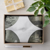 Papier Mousseline Une série d'Halloween gothique ronde Design 5 (Cadeau)