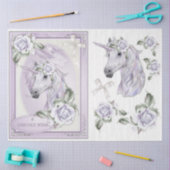 Papier Mousseline Une série d'Imaginaires Unicorn Design 5 (Artisanat)