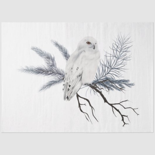 Papier Mousseline Une série d'oiseaux de Noël Design 2 (Recto)