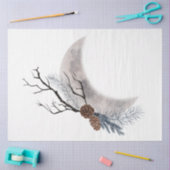 Papier Mousseline Une série d'oiseaux de Noël Design 3 (Artisanat)