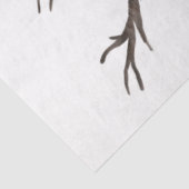 Papier Mousseline Une série d'oiseaux de Noël Design 4 (Détail)