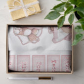 Papier Mousseline Une série Fille Bébé Design 7 (Cadeau)