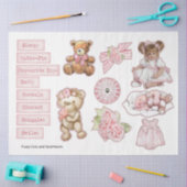 Papier Mousseline Une série Fille Bébé Design 7 (Artisanat)
