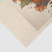 Papier Mousseline Une série Florale Highland Cow Design 4 (Détail)