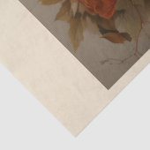 Papier Mousseline Une série Florale Highland Cow Design 5 (Détail)