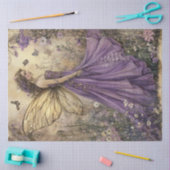 Papier Mousseline Une Série mystique de Lavande Fée #10 (Artisanat)