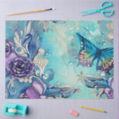 Papier Mousseline Une série mystique de papillons 13 (Artisanat)